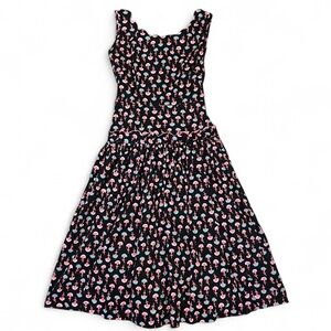 🌟SOLD🌟American Vintage Black and Pink Dog Print Dress